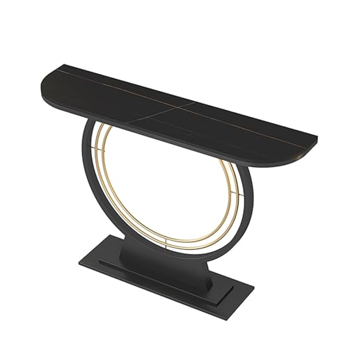 Konsolentisch mit Ablagen, gewölbtes Metallgestell, ideal für Flur, Wohnzimmer, Eingangsbereich Konsolentisch mit Ablagen, gewölbtes Metallgestell, ideal für Flur, Wohnzimmer, Eingangsbereich von Generisch