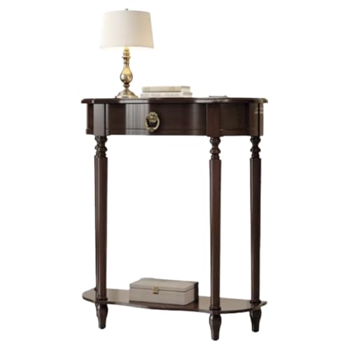 Konsolentisch mit Schublade, Massivholz Eingangstisch, Vintage schmaler Akzent Flurtisch für Wohnzimmer und Foyer Konsolentisch mit Schublade, Massivholz Eingangstisch, Vintage schmaler Akzent Flurtisch für Wohnzimmer und Foyer von Generisch
