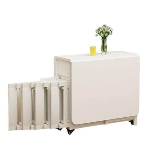 Konvertierbares Esstisch-Set mit 4 Stühlen – Klappschreibtisch aus Holz mit Stauraum für Büro, Wohnzimmer, Restaurant Konvertierbares Esstisch-Set mit 4 Stühlen – Klappschreibtisch aus Holz mit Stauraum für Büro, Wohnzimmer, Restaurant von Generisch