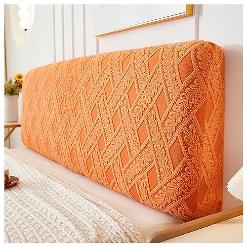 Kopfteil-Schonbezug – staubdichter elastischer Polyester-Jacquard-Bezug für Doppelbett – Komplett-Kopfteilschutz von Generisch
