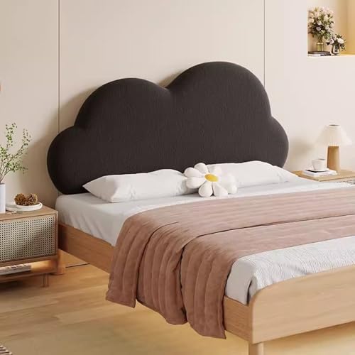 Kopfteilbezug Französische Wolke, weich, Khaki, abnehmbar, waschbar, dickes Anti-Kollisionspad für große Rückenlehne (120 x 65 cm, kein Kopfteil), hautfreundliches Design von Generisch