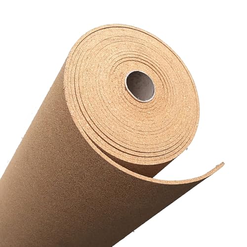 Korkrolle zur Schalldämmung, 8 mm dick, 0,7 m x 3 m – ideal für Büro, Zuhause und Schule DIY-Projekte von Generisch
