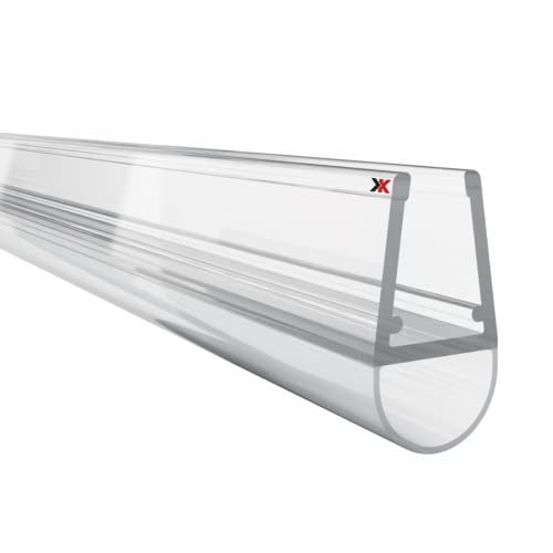 KRAUS Premium Duschdichtung DD-1 Duschtürdichtung für 6-8mm Glasstärke à 2000mm in transparenter Optik Duschdichtungen für Duschtüren & Duschkabinen Dichtungen vom Experten von K Kraus Glasbeschläge