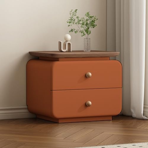 Kreativer Nachttisch, Massivholz Nachttisch mit 2 Schubladen für Schlafzimmer und Wohnzimmer Kreativer Nachttisch, Massivholz Nachttisch mit 2 Schubladen für Schlafzimmer und Wohnzimmer von Generisch