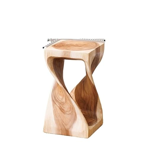 Kreativer niedriger Hocker aus Massivholz, rustikaler Holz-Beistelltisch, Wurzelschnitz-Design, vielseitiges Blumenregal und Bank, 50 cm hoch, Haushaltsdekoration Kreativer niedriger Hocker aus Massivholz, rustikaler Holz-Beistelltisch, Wurzelschnitz-Design, vielseitiges Blumenregal und Bank, 50 cm hoch, Haushaltsdekoration von Generisch