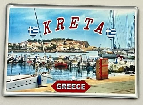 Kreta Magnet, Crete,Griechenland, Greece, Kühlschrankmagnet,Fridge Magnet, Souvenir,Geschenkarikel,Reiseandenken 1012 von Generisch