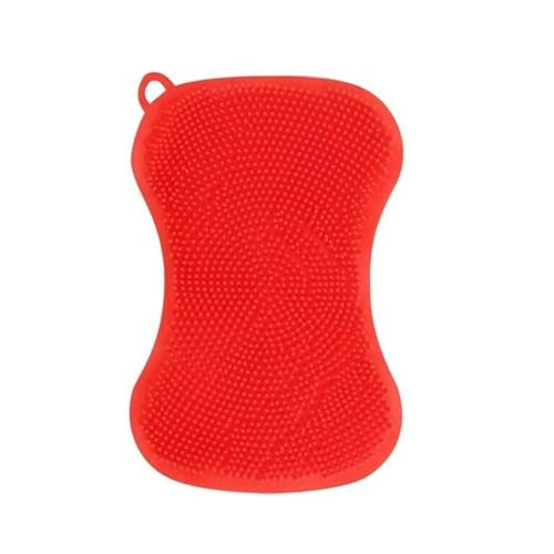 Küchen-Reinigungsbürste, Silikon, Geschirrspülbürste, Obst, Gemüse, Geschirrspülen, Reinigungsbürsten, Topf, Pfanne, Schwamm, Schrubber, bequem und clever von Generisch