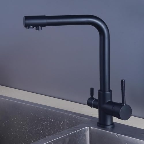 Küchenarmatur Filter - 3 Wege Mischbatterie mit 360° Drehgelenk - Trinkwasserauslass für Küchenspüle von Generisch