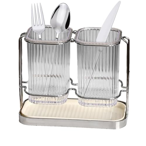 Küchenhackstäbchenhalter | Klare Besteckbox Transparent Für Schnelle Sichtbarkeit Multifunktionale Aufteilung Für Löffel Gabeln Spatel Kochbesteck Staubdichtes Design Schrank Küchenhackstäbchenhalter | Klare Besteckbox Transparent Für Schnelle Sichtbarkeit Multifunktionale Aufteilung Für Löffel Gabeln Spatel Kochbesteck Staubdichtes Design Schrank von Generisch