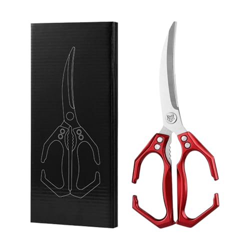 Küchenschere - 2 in 1 Lebensmittelschere mit Nussknacker - Robust Edelstahl Schere Für Fleisch Verarbeitung Küchenschere - 2 in 1 Lebensmittelschere mit Nussknacker - Robust Edelstahl Schere Für Fleisch Verarbeitung von Generisch