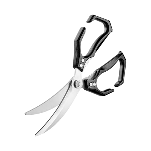 Küchenschere Für Lebensmittel - 2 In 1 Kochschere Mit Nussknacker,Robuste Edelstahl Multifunktions Küchenschere für Obst Salat von Generisch