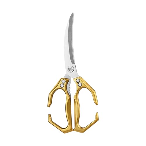 Küchenschere- Mehrzweckküchenschere für | 2 in 1 Meeresfrüchteschere mit Walnusscracker | Edelstahl schwere Schere für Grillfische Essfleisch Hühnchenzubereitung Meeresfrüchte Küchenschere- Mehrzweckküchenschere für | 2 in 1 Meeresfrüchteschere mit Walnusscracker | Edelstahl schwere Schere für Grillfische Essfleisch Hühnchenzubereitung Meeresfrüchte von Generisch