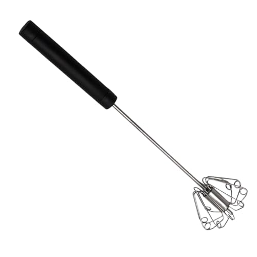 Küchenschneebesen | Halbautomatischer Schneebesen Mixer,Rostfreier Handmixer Zum Rühren Schlagen Mixen Von Milch Kaffee Teig von Generisch