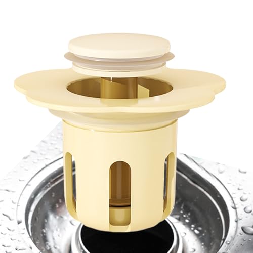 Küchenspüle Abflussstöpsel, Pop-Up Spülstopfen für Küche, Anti-Verstopfung Haarfänger Blumenform Abflussstopfen für Haushalt Restaurant Badewanne Gewerbliche Filtration von Generisch