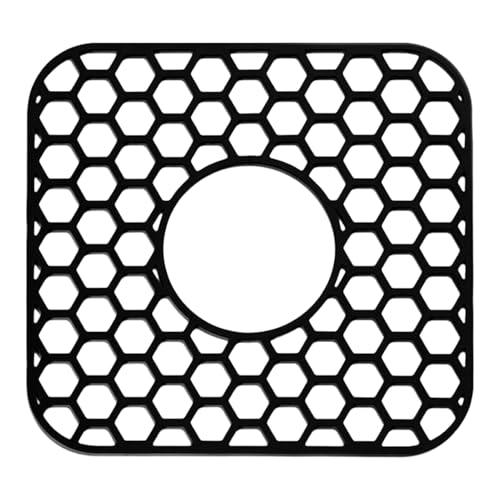 Küchenspüle Matte - 12x11 Zoll Küchenspüle Beschützermatten | Silikonporzellanschutz | Hitzebeständige Anti-Rutsch-Gitterspülkissen Für Wohnmobilküchenschrank Haus Wäscherei Apartmentschalter von Generisch
