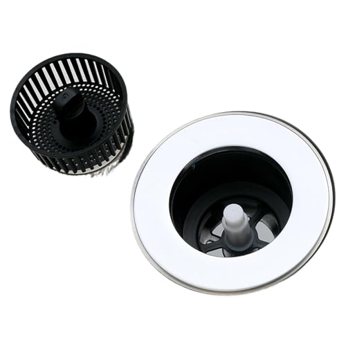 Küchenspüle Stopper mit Sieb | Pop-Up-Bounce Core Ablaufstopfen | Multifunktionaler Waschbeckenstöpsel, Anti-Verstopfungs-Geruchsfilter, Küchenspüle Abflusssieb für die meisten Waschbecken Küchenspüle Stopper mit Sieb | Pop-Up-Bounce Core Ablaufstopfen | Multifunktionaler Waschbeckenstöpsel, Anti-Verstopfungs-Geruchsfilter, Küchenspüle Abflusssieb für die meisten Waschbecken von Generisch