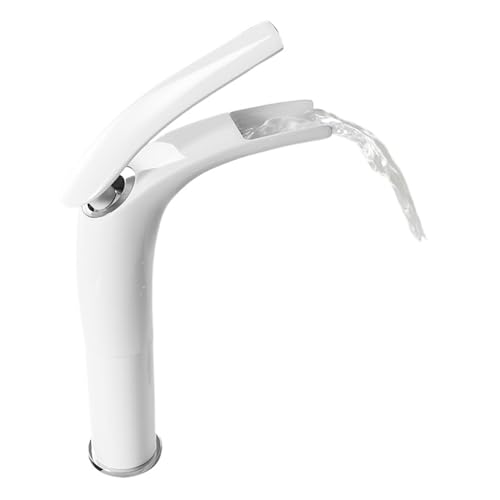 Küchenspüle Wasserhahn Kupfer Wasserhahn Heiß & Kalt Mixer Schwarz & Weiß Badezimmer Waschtisch Wasserhahn Langlebige Home Fixture Stilvolles Design für moderne Küchen von Generisch