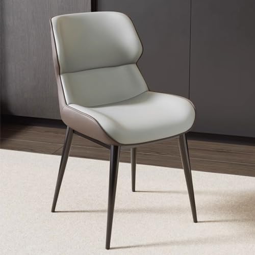 Küchenstühle Esszimmerstühle 4 Stück dick gepolsterte Esszimmerstühle mit Armlehnen und Rückenlehnen Metallbeine Casual Badstühle für Wohnzimmer Schlafzimmer Restaurant Empfang von Generisch