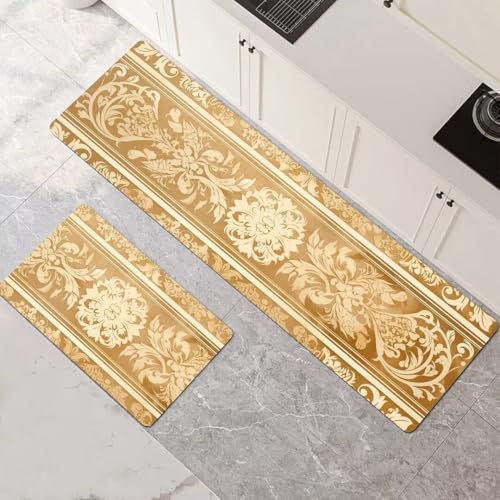 Küchenteppich 2 Stück, Absorbierende Küchenmatte Impression Küchenläufer rutschfest Waschbar Teppich Küche Läufer Flur Bodenmatte, Carpet Rug für Küchen, Badezimmer Home Decor 70x100cm+70x210cm 1-311 Küchenteppich 2 Stück, Absorbierende Küchenmatte Impression Küchenläufer rutschfest Waschbar Teppich Küche Läufer Flur Bodenmatte, Carpet Rug für Küchen, Badezimmer Home Decor 70x100cm+70x210cm 1-311 von Generisch