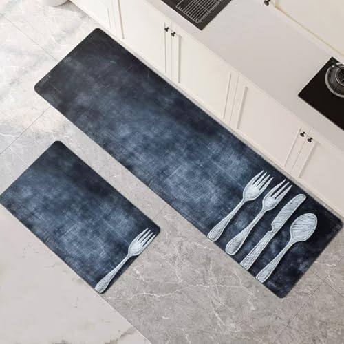 Küchenteppich 2 Stück, Absorbierende Küchenmatte Kitchenware Küchenläufer Rutschfest Waschbar Teppich Küche Läufer Flur Bodenmatte, Carpet Rug für Küchen, Badezimmer Home Decor 70x100cm+70x210cm 1-253 Küchenteppich 2 Stück, Absorbierende Küchenmatte Kitchenware Küchenläufer Rutschfest Waschbar Teppich Küche Läufer Flur Bodenmatte, Carpet Rug für Küchen, Badezimmer Home Decor 70x100cm+70x210cm 1-253 von Generisch