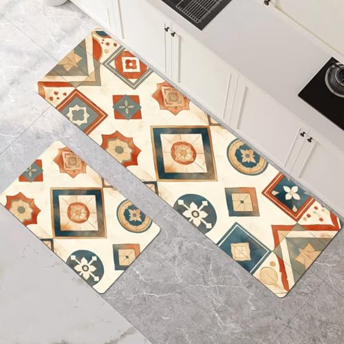 Küchenteppich 2 Stück, Absorbierende Küchenmatte Lines Küchenläufer Rutschfest Waschbar Teppich Küche Läufer Flur Bodenmatte, Carpet Rug für Küchen, Badezimmer Home Decor 100x160cm+100x300cm 1-409 Küchenteppich 2 Stück, Absorbierende Küchenmatte Lines Küchenläufer Rutschfest Waschbar Teppich Küche Läufer Flur Bodenmatte, Carpet Rug für Küchen, Badezimmer Home Decor 100x160cm+100x300cm 1-409 von Generisch