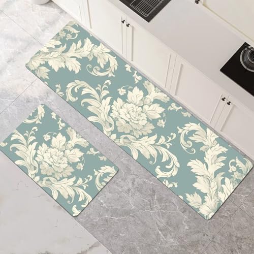 Küchenteppich 2 Stück, Absorbierende Küchenmatte Mandala Küchenläufer Rutschfest Waschbar Teppich Küche Läufer Flur Bodenmatte, Carpet Rug für Küchen, Badezimmer Home Decor 70x100cm+70x210cm 1-473 Küchenteppich 2 Stück, Absorbierende Küchenmatte Mandala Küchenläufer Rutschfest Waschbar Teppich Küche Läufer Flur Bodenmatte, Carpet Rug für Küchen, Badezimmer Home Decor 70x100cm+70x210cm 1-473 von Generisch