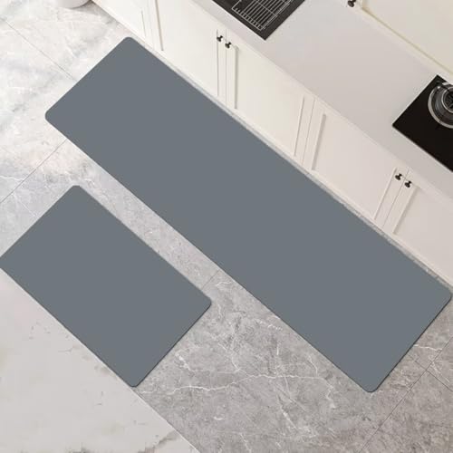 Küchenteppich 2 Stück, Absorbierende Küchenmatte Monochrome Küchenläufer Rutschfest Waschbar Teppich Küche Läufer Flur Bodenmatte, Carpet Rug für Küchen, Badezimmer Home Decor 70x100cm+70x210cm 1-337 Küchenteppich 2 Stück, Absorbierende Küchenmatte Monochrome Küchenläufer Rutschfest Waschbar Teppich Küche Läufer Flur Bodenmatte, Carpet Rug für Küchen, Badezimmer Home Decor 70x100cm+70x210cm 1-337 von Generisch