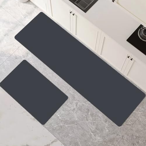Küchenteppich 2 Stück, Absorbierende Küchenmatte Monochrome Küchenläufer Rutschfest Waschbar Teppich Küche Läufer Flur Bodenmatte, Carpet Rug für Küchen, Badezimmer Home Decor 80x120cm+80x240cm 1-357 Küchenteppich 2 Stück, Absorbierende Küchenmatte Monochrome Küchenläufer Rutschfest Waschbar Teppich Küche Läufer Flur Bodenmatte, Carpet Rug für Küchen, Badezimmer Home Decor 80x120cm+80x240cm 1-357 von Generisch