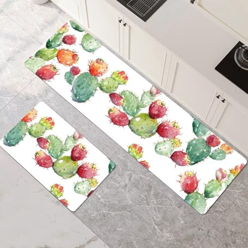 Küchenteppich 2 Stück, Absorbierende Küchenmatte Plants Küchenläufer Rutschfest Waschbar Teppich Küche Läufer Flur Bodenmatte, Lang Carpet Rug für Küchen, Badezimmer Home Decor 70x100cm+70x210cm 1-547 Küchenteppich 2 Stück, Absorbierende Küchenmatte Plants Küchenläufer Rutschfest Waschbar Teppich Küche Läufer Flur Bodenmatte, Lang Carpet Rug für Küchen, Badezimmer Home Decor 70x100cm+70x210cm 1-547 von Generisch