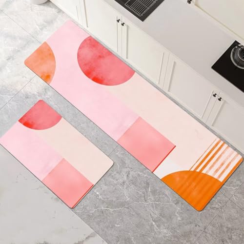 Küchenteppich 2 Stück, Absorbierende Küchenmatte Rainbow Küchenläufer Rutschfest Waschbar Teppich Küche Läufer Flur Bodenmatte, Carpet Rug für Küchen, Badezimmer Home Decor 70x100cm+70x210cm 1-779 Küchenteppich 2 Stück, Absorbierende Küchenmatte Rainbow Küchenläufer Rutschfest Waschbar Teppich Küche Läufer Flur Bodenmatte, Carpet Rug für Küchen, Badezimmer Home Decor 70x100cm+70x210cm 1-779 von Generisch