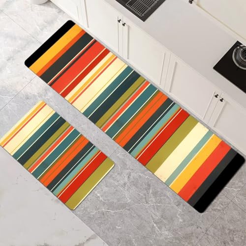 Küchenteppich 2 Stück, Absorbierende Küchenmatte Rainbow Küchenläufer Rutschfest Waschbar Teppich Küche Läufer Flur Bodenmatte, Carpet Rug für Küchen, Badezimmer Home Decor 70x100cm+70x210cm 1-837 Küchenteppich 2 Stück, Absorbierende Küchenmatte Rainbow Küchenläufer Rutschfest Waschbar Teppich Küche Läufer Flur Bodenmatte, Carpet Rug für Küchen, Badezimmer Home Decor 70x100cm+70x210cm 1-837 von Generisch