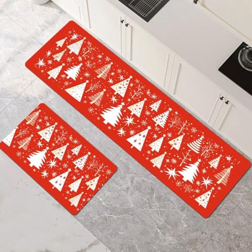 Küchenteppich 2 Stück, Absorbierende Küchenmatte Red Küchenläufer Rutschfest Waschbar Teppich Küche Läufer Flur Bodenmatte, Lang Carpet Rug für Küchen, Badezimmer Home Decor 70x100cm+70x210cm 1-865 Küchenteppich 2 Stück, Absorbierende Küchenmatte Red Küchenläufer Rutschfest Waschbar Teppich Küche Läufer Flur Bodenmatte, Lang Carpet Rug für Küchen, Badezimmer Home Decor 70x100cm+70x210cm 1-865 von Generisch