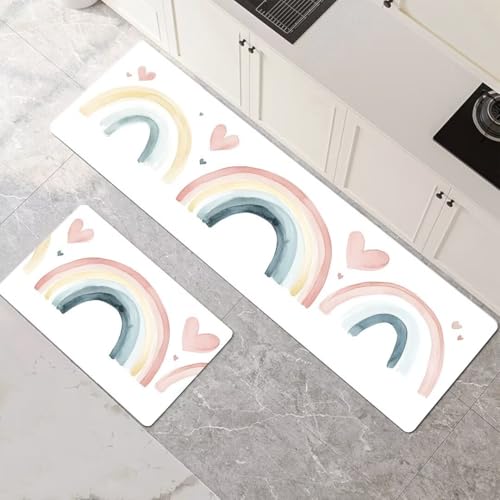 Küchenteppich 2 Stück, Absorbierende Küchenmatte Simple Küchenläufer Rutschfest Waschbar Teppich Küche Läufer Flur Bodenmatte, Lang Carpet Rug für Küchen, Badezimmer Home Decor 70x100cm+70x210cm 1-851 Küchenteppich 2 Stück, Absorbierende Küchenmatte Simple Küchenläufer Rutschfest Waschbar Teppich Küche Läufer Flur Bodenmatte, Lang Carpet Rug für Küchen, Badezimmer Home Decor 70x100cm+70x210cm 1-851 von Generisch