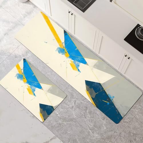 Küchenteppich 2 Stück Absorbierende Küchenmatte Minimalistic Küchenläufer Rutschfest Waschbar Teppich Küche Läufer Flur Bodenmatte Carpet Rug für Küchen Badezimmer Home Decor 70x100cm+70x210cm 1-437 Küchenteppich 2 Stück Absorbierende Küchenmatte Minimalistic Küchenläufer Rutschfest Waschbar Teppich Küche Läufer Flur Bodenmatte Carpet Rug für Küchen Badezimmer Home Decor 70x100cm+70x210cm 1-437 von Generisch