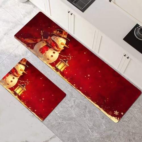 Küchenteppich Waschbar Rutschfest Teppiche Läufer Küche Küchenläufer 2 Stück Wasser Absorbierende Küchenmatten Set, Teppichläufer für Flur, Esszimmer, Eingang, Türmatte Red 120x180cm+120x360cm 1-866 Küchenteppich Waschbar Rutschfest Teppiche Läufer Küche Küchenläufer 2 Stück Wasser Absorbierende Küchenmatten Set, Teppichläufer für Flur, Esszimmer, Eingang, Türmatte Red 120x180cm+120x360cm 1-866 von Generisch