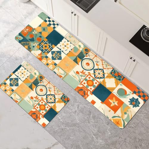Küchenteppich Waschbar Rutschfest Teppiche Läufer Küche Küchenläufer 2 Stück Wasser Absorbierende Küchenmatten Set Teppichläufer für Flur Esszimmer Eingang Türmatte Square 120x180cm+120x360cm 1-858 Küchenteppich Waschbar Rutschfest Teppiche Läufer Küche Küchenläufer 2 Stück Wasser Absorbierende Küchenmatten Set Teppichläufer für Flur Esszimmer Eingang Türmatte Square 120x180cm+120x360cm 1-858 von Generisch