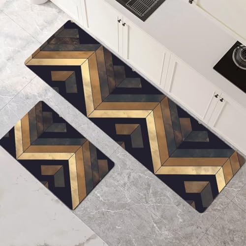 Küchenteppich Waschbar Rutschfest Teppiche Läufer Küche Küchenläufer 2 Stück Wasser Absorbierende Küchenmatten Set Teppichläufer für Flur Esszimmer Eingang Türmatte Stripe 120x180cm+120x360cm 1-794 Küchenteppich Waschbar Rutschfest Teppiche Läufer Küche Küchenläufer 2 Stück Wasser Absorbierende Küchenmatten Set Teppichläufer für Flur Esszimmer Eingang Türmatte Stripe 120x180cm+120x360cm 1-794 von Generisch