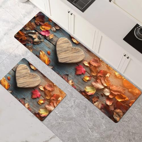 Küchenteppich Waschbar Rutschfest Teppiche Läufer Küche Küchenläufer 2 Stück Wasser Absorbierende Küchenmatten Set Teppichläufer für Flur Esszimmer Eingang Türmatte Wooden 120x180cm+120x360cm 1-862 Küchenteppich Waschbar Rutschfest Teppiche Läufer Küche Küchenläufer 2 Stück Wasser Absorbierende Küchenmatten Set Teppichläufer für Flur Esszimmer Eingang Türmatte Wooden 120x180cm+120x360cm 1-862 von Generisch