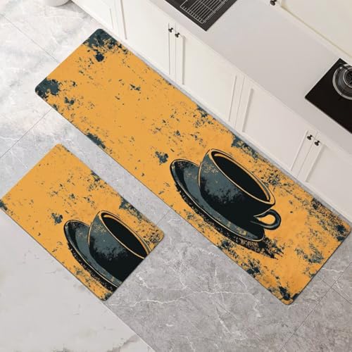 Küchenteppich Waschbar Rutschfest Teppiche Läufer Küche Küchenläufer 2 Stück Wasser Absorbierende Küchenmatten Set Teppichläufer für Flur Esszimmer Eingang Türmatte Yellow 100x160cm+100x300cm 1-796 Küchenteppich Waschbar Rutschfest Teppiche Läufer Küche Küchenläufer 2 Stück Wasser Absorbierende Küchenmatten Set Teppichläufer für Flur Esszimmer Eingang Türmatte Yellow 100x160cm+100x300cm 1-796 von Generisch
