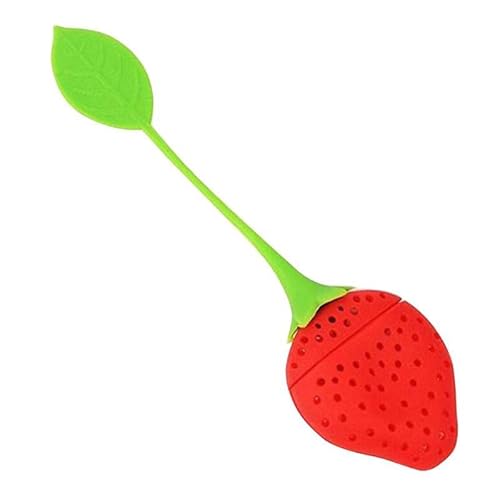 Küchenzubehör Teesieb Erdbeerform Silikon Tee-Ei Teebeutel Teekanne ZubehörPraktisches Design, langlebig. Küchenzubehör Teesieb Erdbeerform Silikon Tee-Ei Teebeutel Teekanne ZubehörPraktisches Design, langlebig. von Generisch