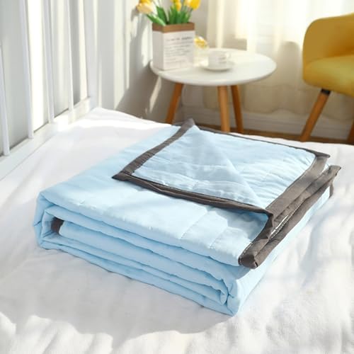 Kühldecke Bett Sommerdecke 170x200cm Kühldecke zum Schlafen mit Arc-Chill 3.0 Q-Max 0.5 Kühlfasern 2 in1 Selbstkühlende Decke Leichte Kuscheldecke für Menschen Doppelseitige Verwendung Wohndecke von Generisch
