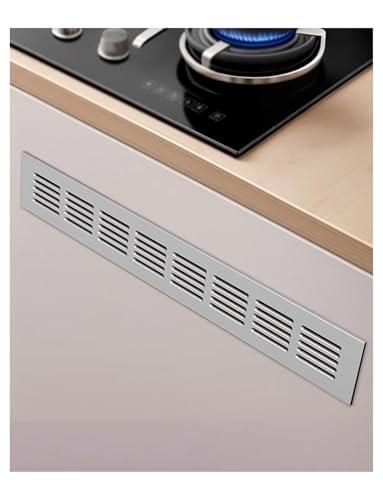 Kühlergrill-Entlüftungsabdeckungen for Wände, Türöffnungen for Innentüren, Lüftungsgitter aus Aluminiumlegierung for Schränke/Garderoben/Schuhschränke(60x450mm) von Generisch