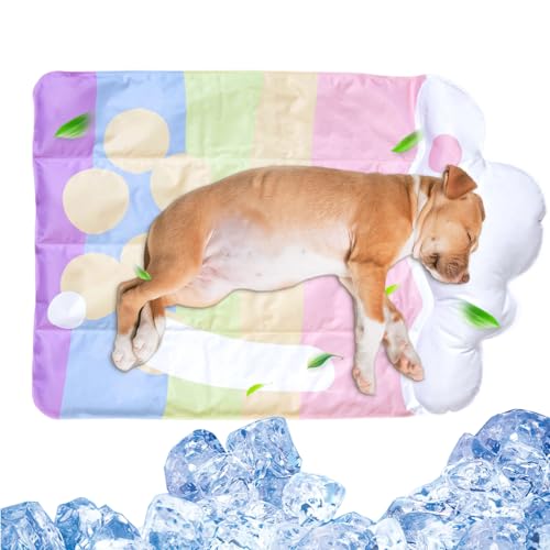 Kühlmatte Für Hunde | Matte Mit Kühlgel Für Innenbereich - Hundebett Für Heiße Für Kleine Bis Große Hunderassen Mehrere Einsatzbereiche Kühlmatte Für Hunde | Matte Mit Kühlgel Für Innenbereich - Hundebett Für Heiße Für Kleine Bis Große Hunderassen Mehrere Einsatzbereiche von Generisch