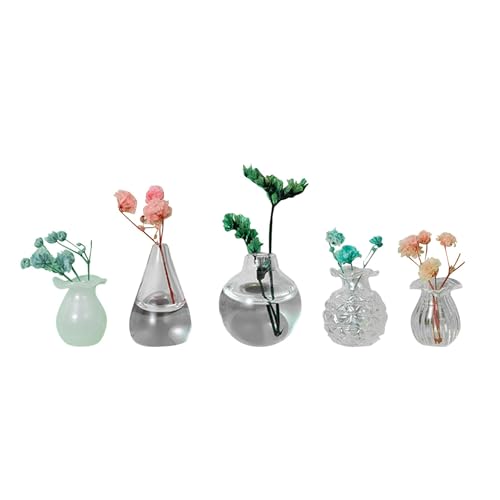 Kühlschrankaufkleber,Mini Vase Magnete Desktop Dekoration,Mini Floreros Para Refri Con Iman,Bud Vases Magnetic,Funny Magnetic Flower Vase 3D Plant Magnets,Refrigerator Kitchen Locker Office Decoration von Generisch