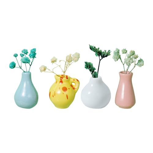 Kühlschrankaufkleber,Mini Vase Magnete Desktop Dekoration,Mini Floreros Para Refri Con Iman,Bud Vases Magnetic,Funny Magnetic Flower Vase 3D Plant Magnets,Refrigerator Kitchen Locker Office Decoration von Generisch