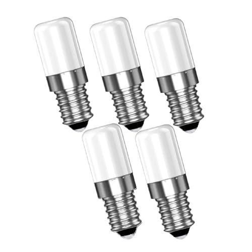 Kühlschranklampe, 5 Stück Kühlschrank Glühbirne 2w, Kühlschrankbirne Led, Glühbirnen Für Kühlschränke, Kühlschrankbeleuchtung Led Für Die Innenbeleuchtung Von Kühlschränken von Generisch
