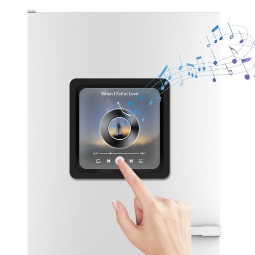 Kühlschrankmagnet mit Musikalbum, personalisierbarer Kühlschrankmagnet mit integriertem Musik-Player und Foto, individueller Musik-Player-Kühlschrank-Aufkleber, einzigartiges Heimdekor, Geschenk für von Generisch