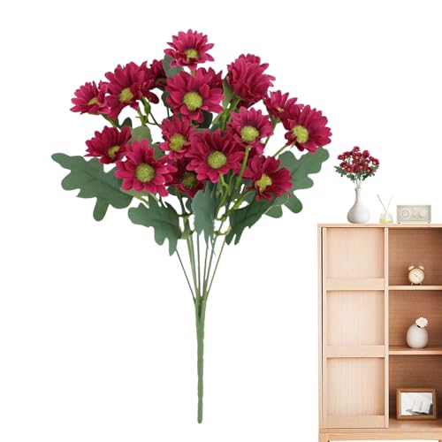 Künstliche Blumen für den Außenbereich – realistische künstliche Blumen – Dekoration Pflanzen wasserdicht für Veranda Blumenkübel Fenster Vase Pfad Garten Vasen Terrasse Pflanzgefäß von Generisch