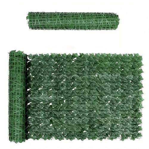 Künstliche Heckenrolle - Faux Leaf Zaunpaneele für Garten/Balkon - 1,5 x 7 m Grüne Wand Rankgitter Abdeckung mit Kabelbindern - Outdoor Privacy Solution Künstliche Heckenrolle - Faux Leaf Zaunpaneele für Garten/Balkon - 1,5 x 7 m Grüne Wand Rankgitter Abdeckung mit Kabelbindern - Outdoor Privacy Solution von Generisch