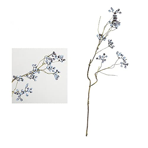 Künstliche Heidelbeer-Zweige, Cranberry, DIY-Heimdekoration, Pflanzen, Hochzeitsdekoration, Blumen, künstliche Heidelbeere, Hochzeit (blau) von Generisch